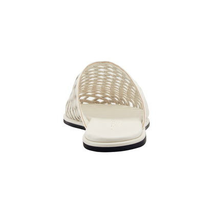 Lynzi Woven Leather Mule - Ivory Leather | Marc Fisher