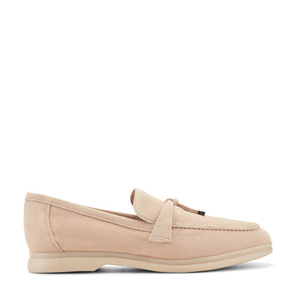 Yanelli Casual Leather Loafer - Natural Suede | Marc Fisher