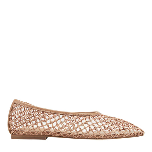 Jazlyn Mesh Ballet Flat - Natural Mesh | Marc Fisher