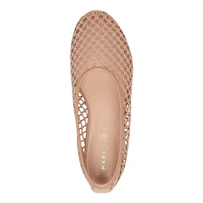 Jazlyn Mesh Ballet Flat - Natural Mesh | Marc Fisher