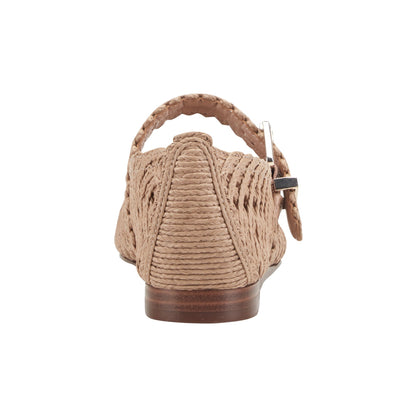 Emillia Woven Mary Jane Ballet Flat - Natural | Marc Fisher