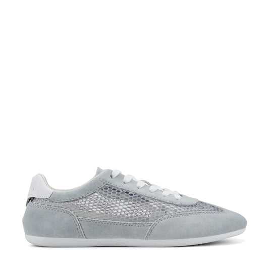 Lexxy Suede Mesh Sneaker - Light Grey Suede/Mesh | Marc Fisher