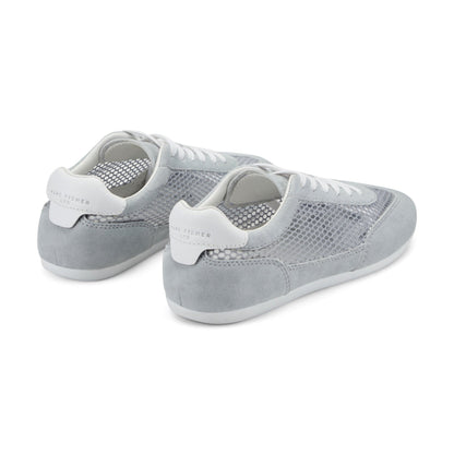 Lexxy Suede Mesh Sneaker - Light Grey Suede/Mesh | Marc Fisher