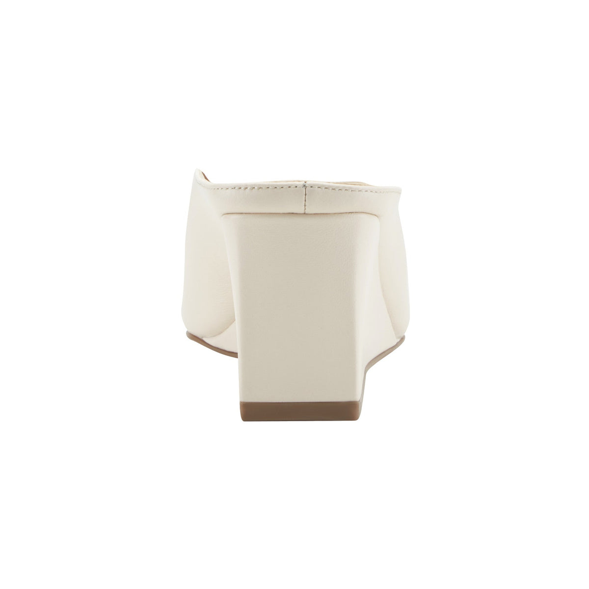 Malley Leather Wedge Mule - Ivory Leather | Marc Fisher
