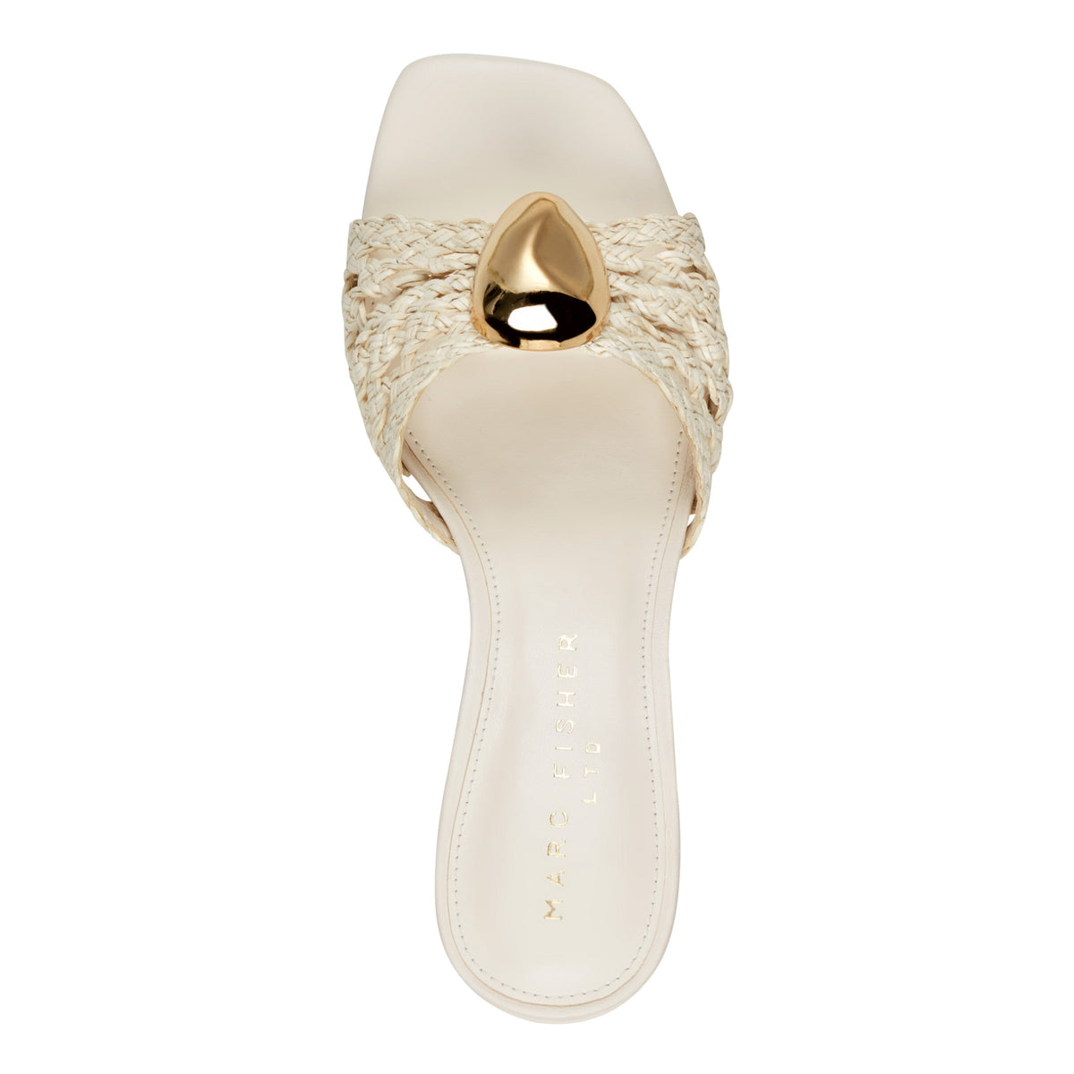 Farrel Woven Mule Sandal - Chic Cream | Marc Fisher