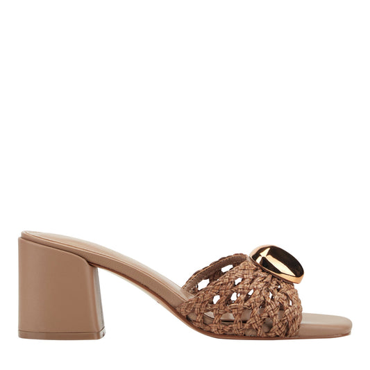 Farrel Woven Mule Sandal - Natural | Marc Fisher