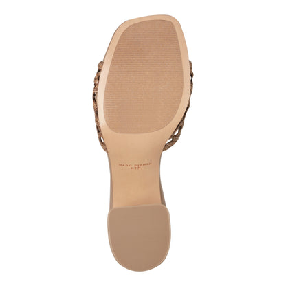 Farrel Woven Mule Sandal - Natural | Marc Fisher