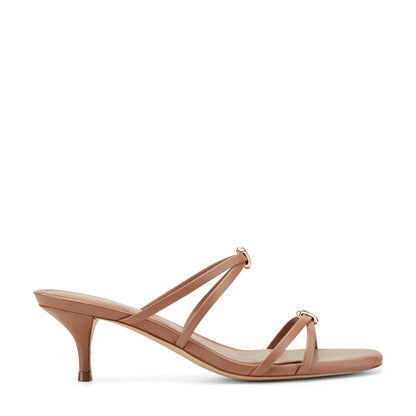Baizel Leather Mule Sandal - Natural Leather | Marc Fisher