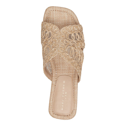 Nalany Flat Sandal - Natural | Marc Fisher