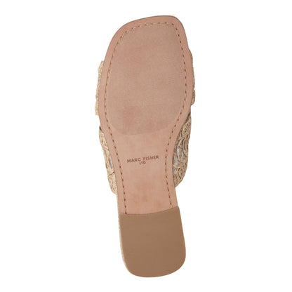 Nalany Flat Sandal - Natural | Marc Fisher