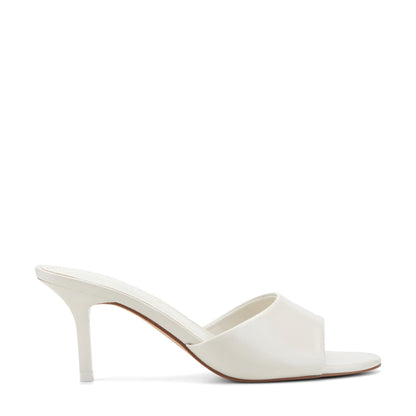 Finny Leather Mule Sandal - Ivory Leather | Marc Fisher