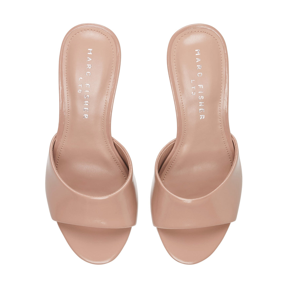 Finny Leather Mule Sandal - Natural Leather | Marc Fisher