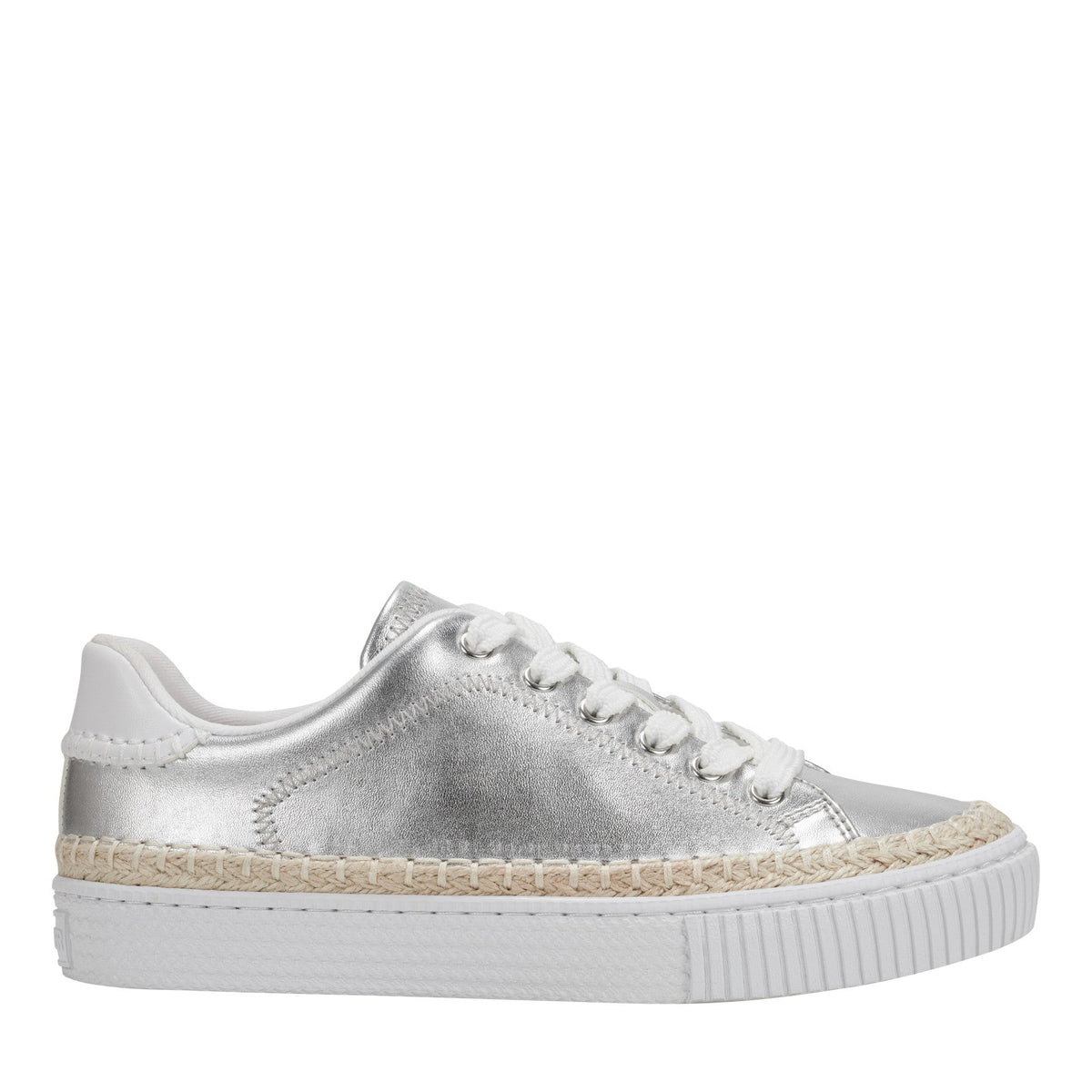 Spryng Platform Laceup Sneaker - Silver | Marc Fisher