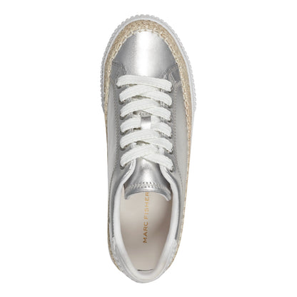 Spryng Platform Laceup Sneaker - Silver | Marc Fisher