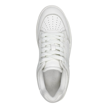 Flynnt Leather Laceup Sneaker - White Leather | Marc Fisher