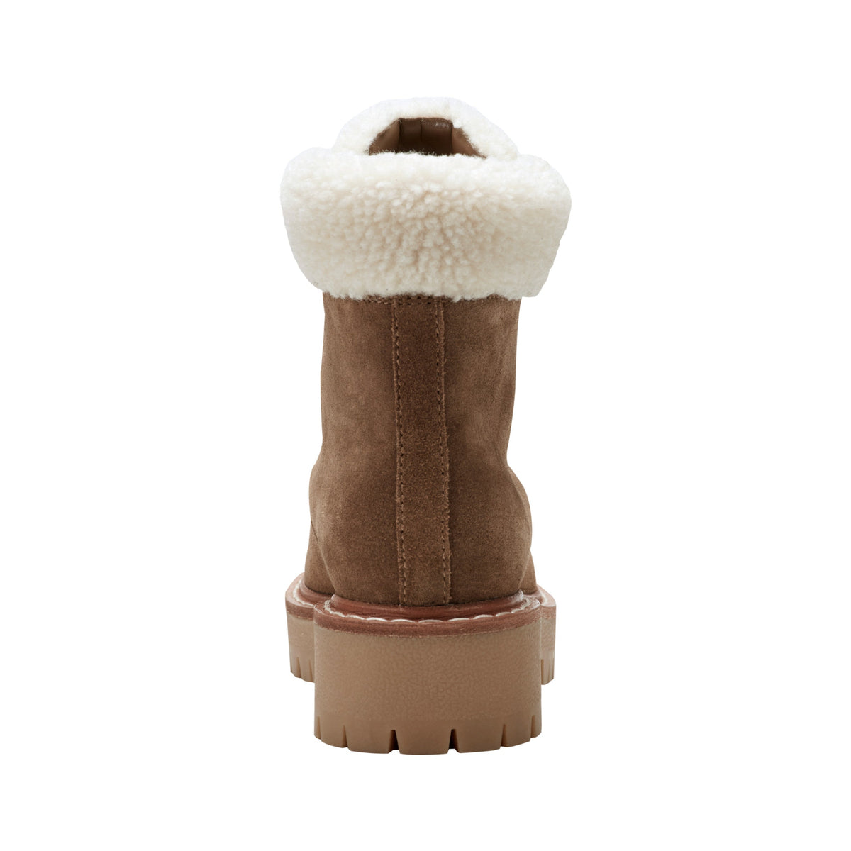 Nallie Lace Up Bootie - Brown Suede | Marc Fisher