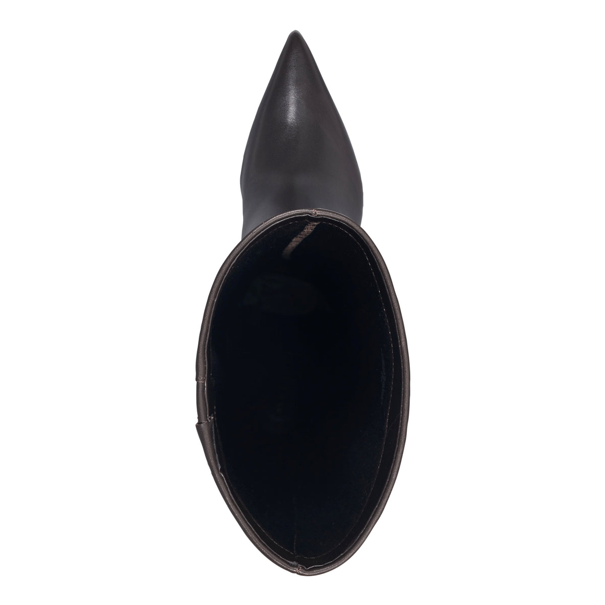 Estella Knee High Leather Boot - Dark Brown Leather | Marc Fisher