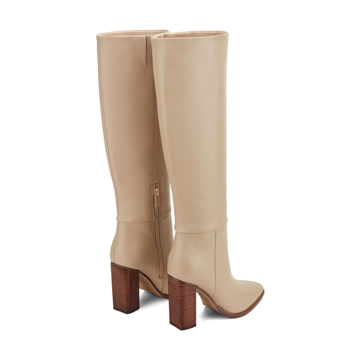 Lannie Dress Leather Boot - Light Natural Leather | Marc Fisher
