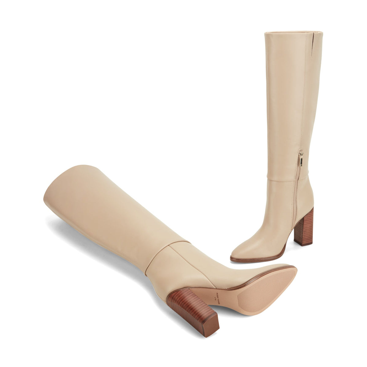 Lannie Dress Leather Boot - Light Natural Leather | Marc Fisher