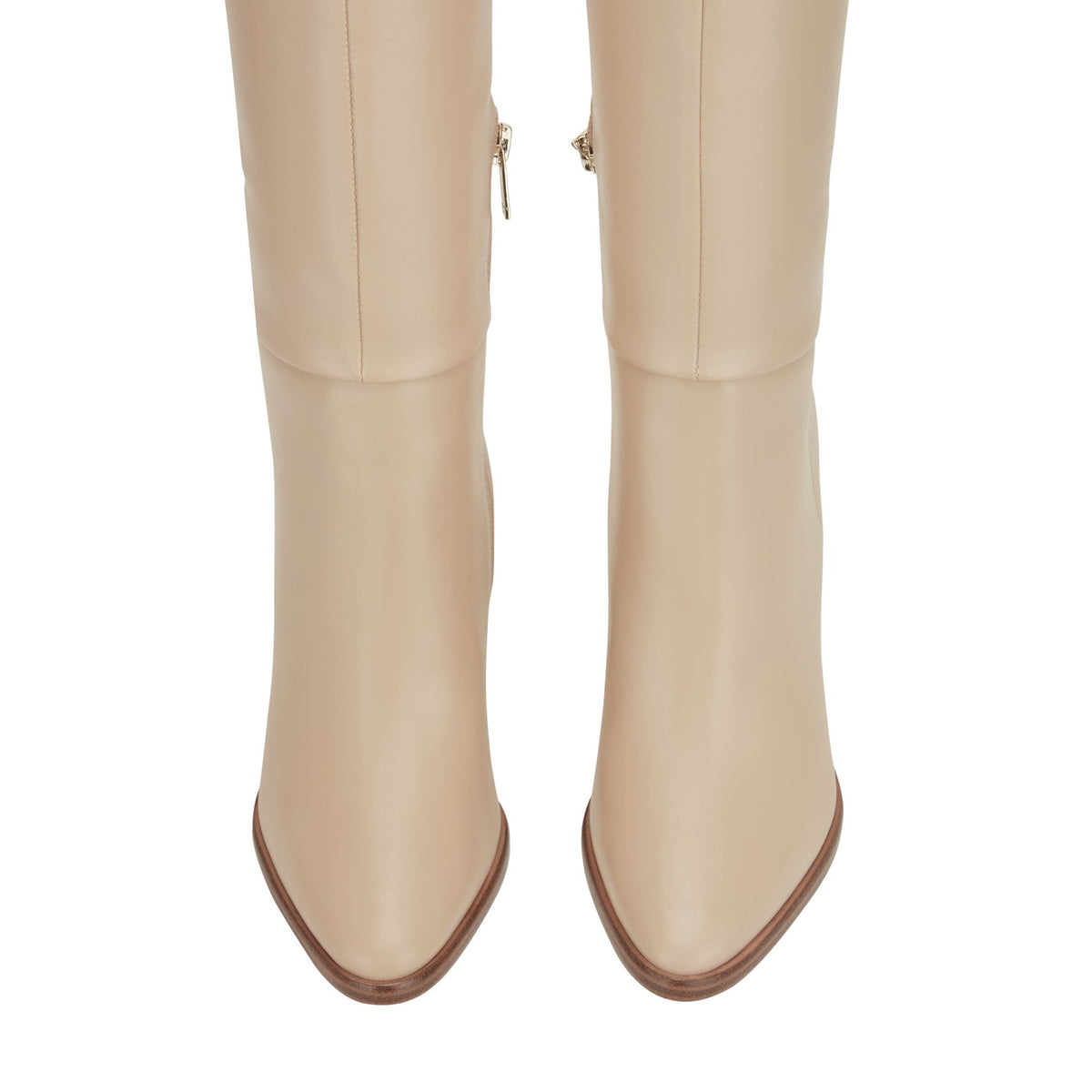 Lannie Dress Leather Boot - Light Natural Leather | Marc Fisher