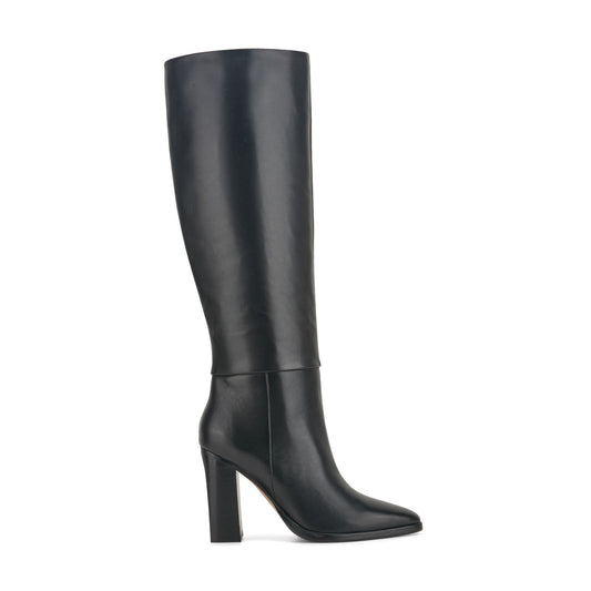 Lannie Dress Leather Boot - Black Leather | Marc Fisher