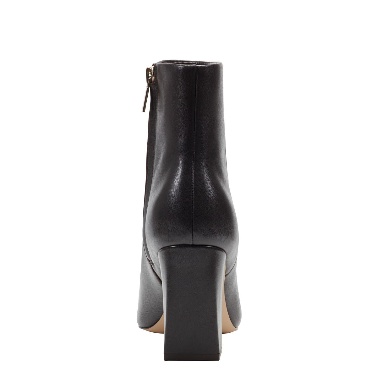 Novella Block Heel Leather Ankle Bootie - Dark Brown Leather | Marc Fisher