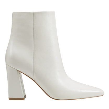 Yanara Heeled Leather Bootie - Chic Cream Leather | Marc Fisher
