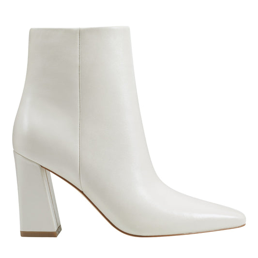Yanara Heeled Leather Bootie - Chic Cream Leather | Marc Fisher
