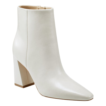 Yanara Heeled Leather Bootie - Chic Cream Leather | Marc Fisher