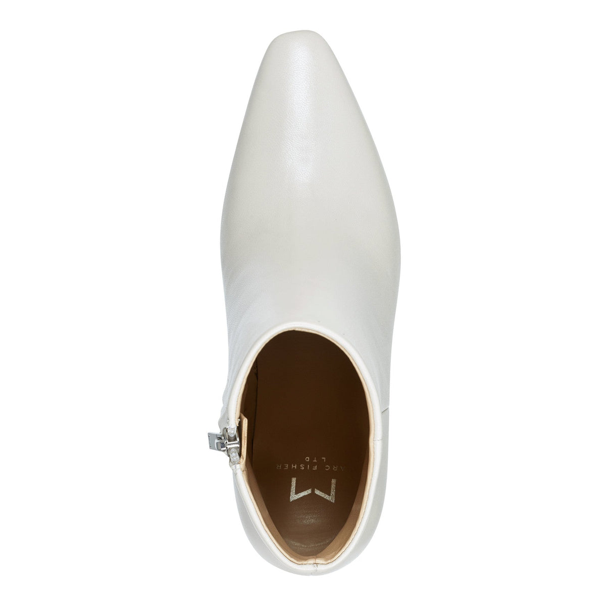 Yanara Heeled Leather Bootie - Chic Cream Leather | Marc Fisher