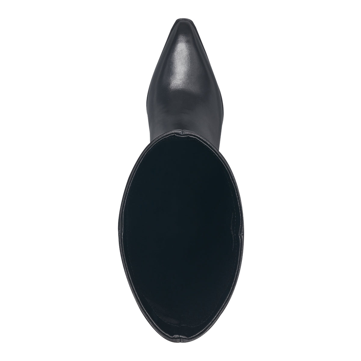 Tarrie Block Heel Leather Boot - Black Leather | Marc Fisher