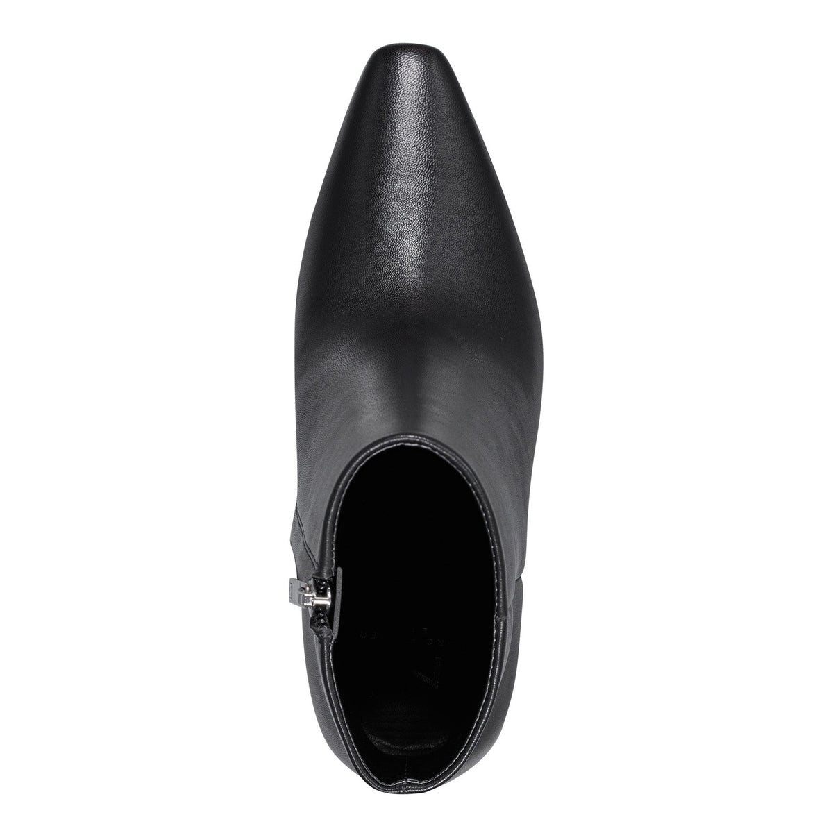 Yanara Heeled Leather Bootie - Black Leather | Marc Fisher