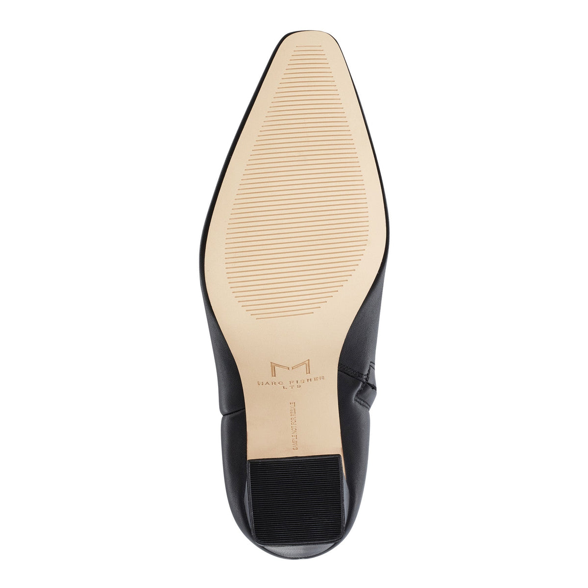 Yanara Heeled Leather Bootie - Black Leather | Marc Fisher