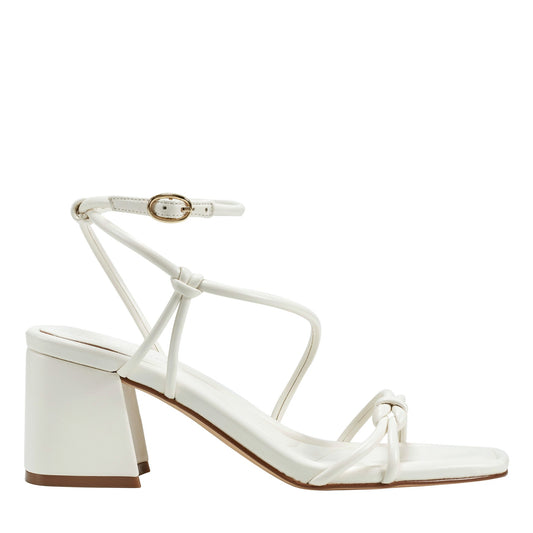 Gurion Block Heel Sandal - Ivory | Marc Fisher