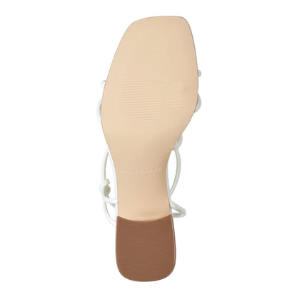 Gurion Block Heel Sandal - Ivory | Marc Fisher