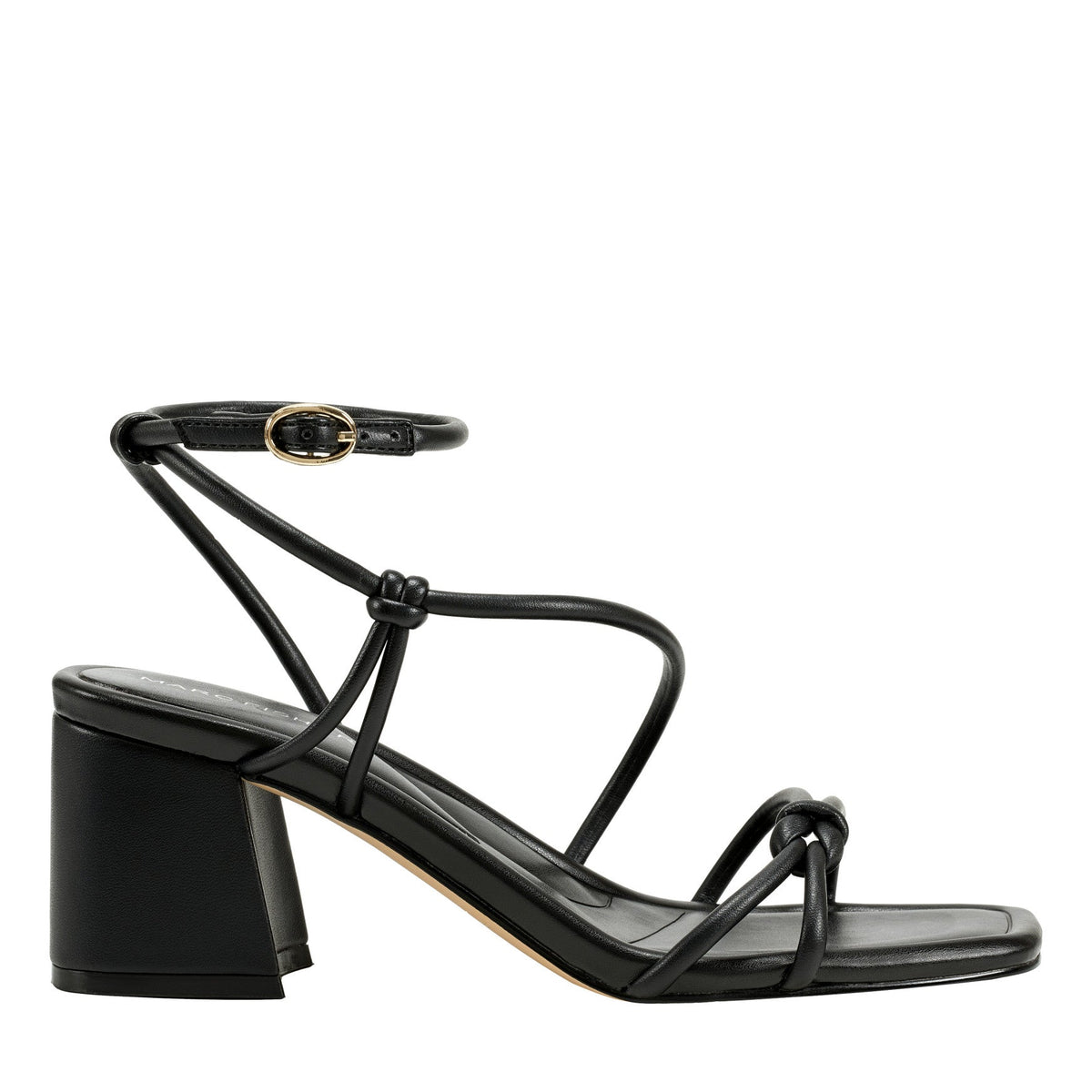Gurion Block Heel Sandal - Black | Marc Fisher