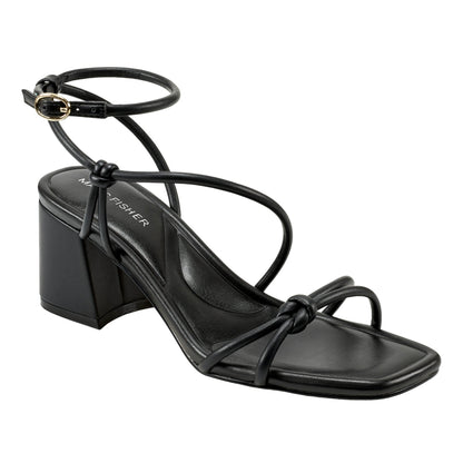 Gurion Block Heel Sandal - Black | Marc Fisher