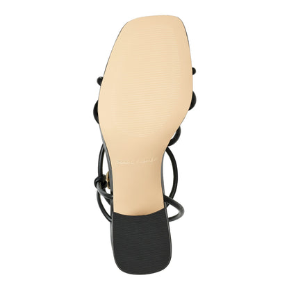 Gurion Block Heel Sandal - Black | Marc Fisher