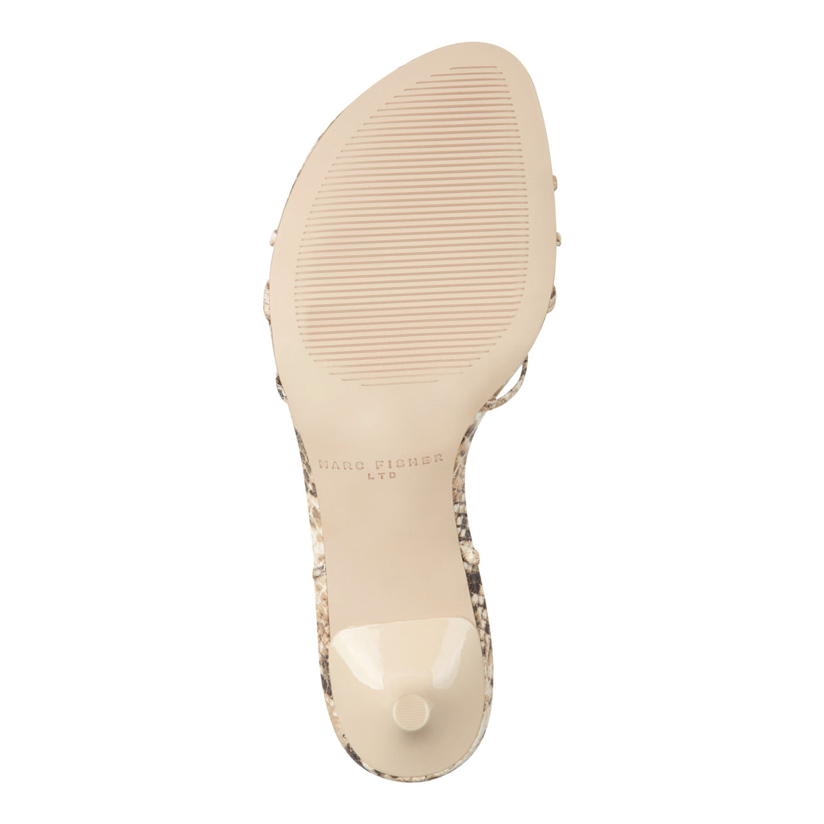 Gineva Leather Ankle Wrap Sandal - Snake Printed Leather | Marc Fisher