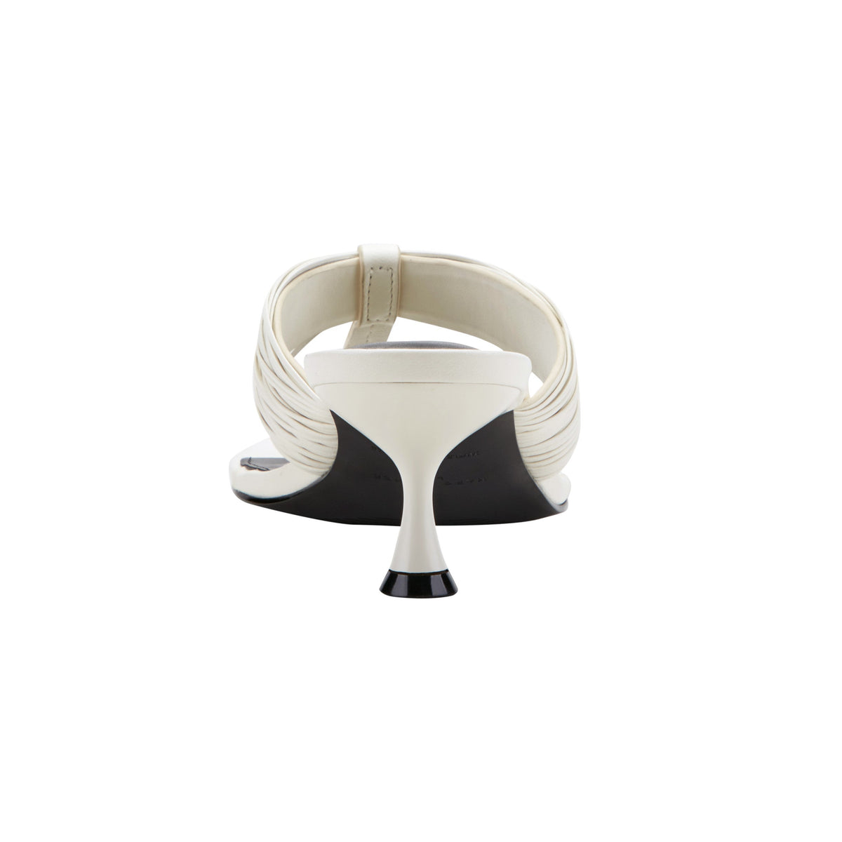 Pamilla Leather Heeled Thong Sandal - Cream Leather | Marc Fisher