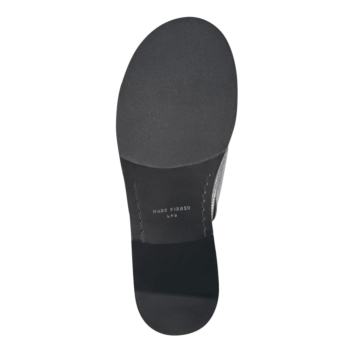 Genella Flat Leather Sandal - Silver Leather | Marc Fisher