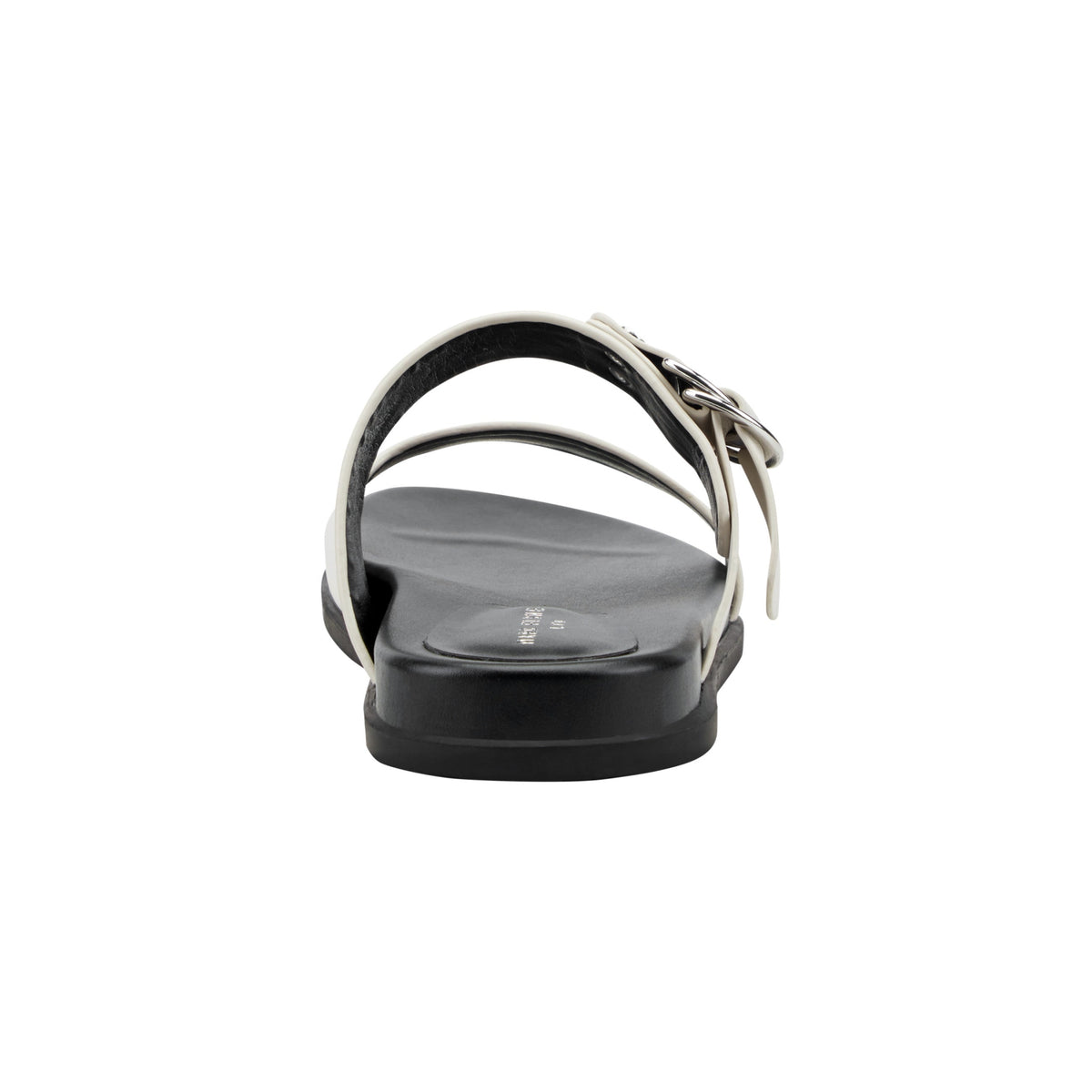 Gia Flat Leather Sandal - Cream Leather | Marc Fisher