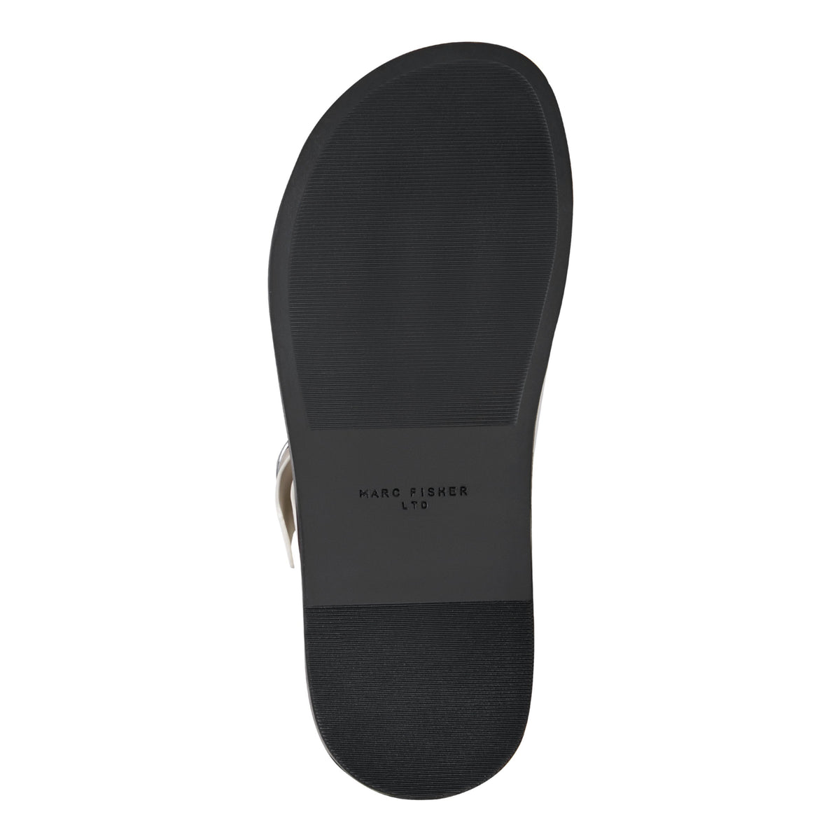 Gia Flat Leather Sandal - Cream Leather | Marc Fisher