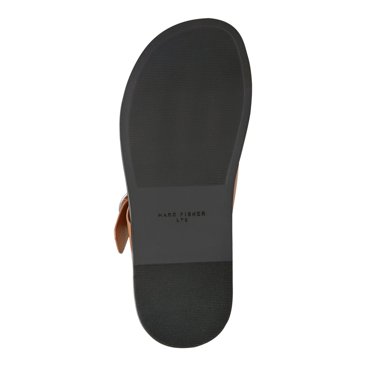 Gia Flat Leather Sandal - Natural Leather | Marc Fisher