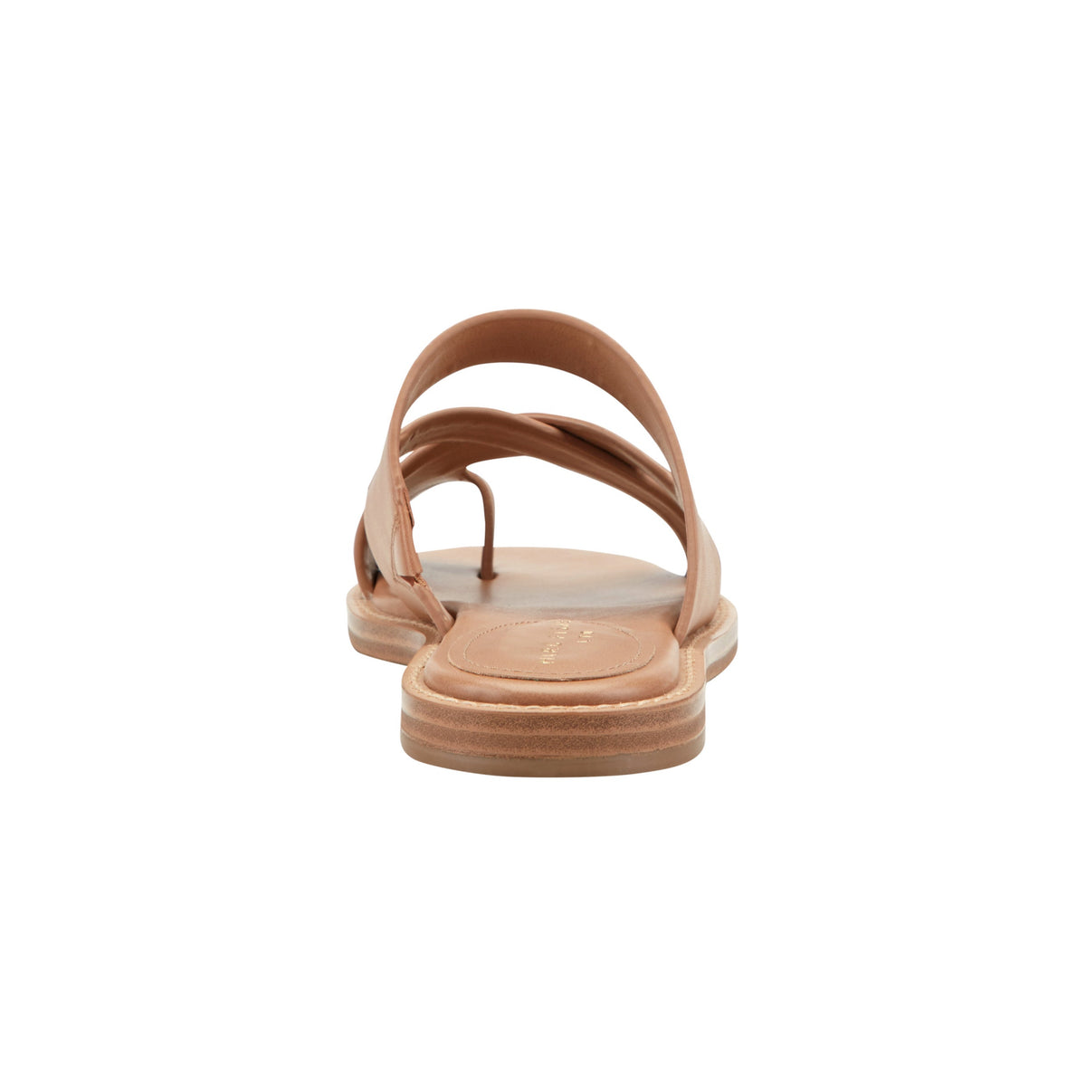 Genella Flat Leather Sandal - Natural Leather | Marc Fisher