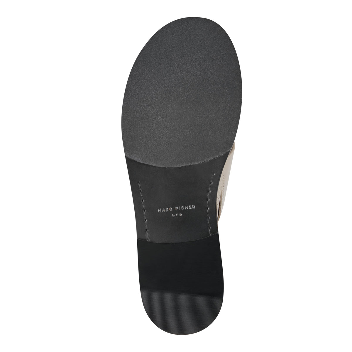 Genella Flat Leather Sandal - Cream Leather | Marc Fisher