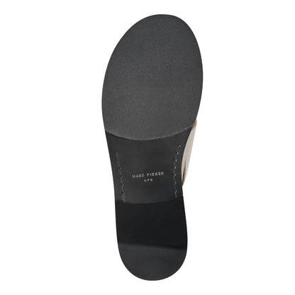 Genella Flat Leather Sandal - Cream Leather | Marc Fisher