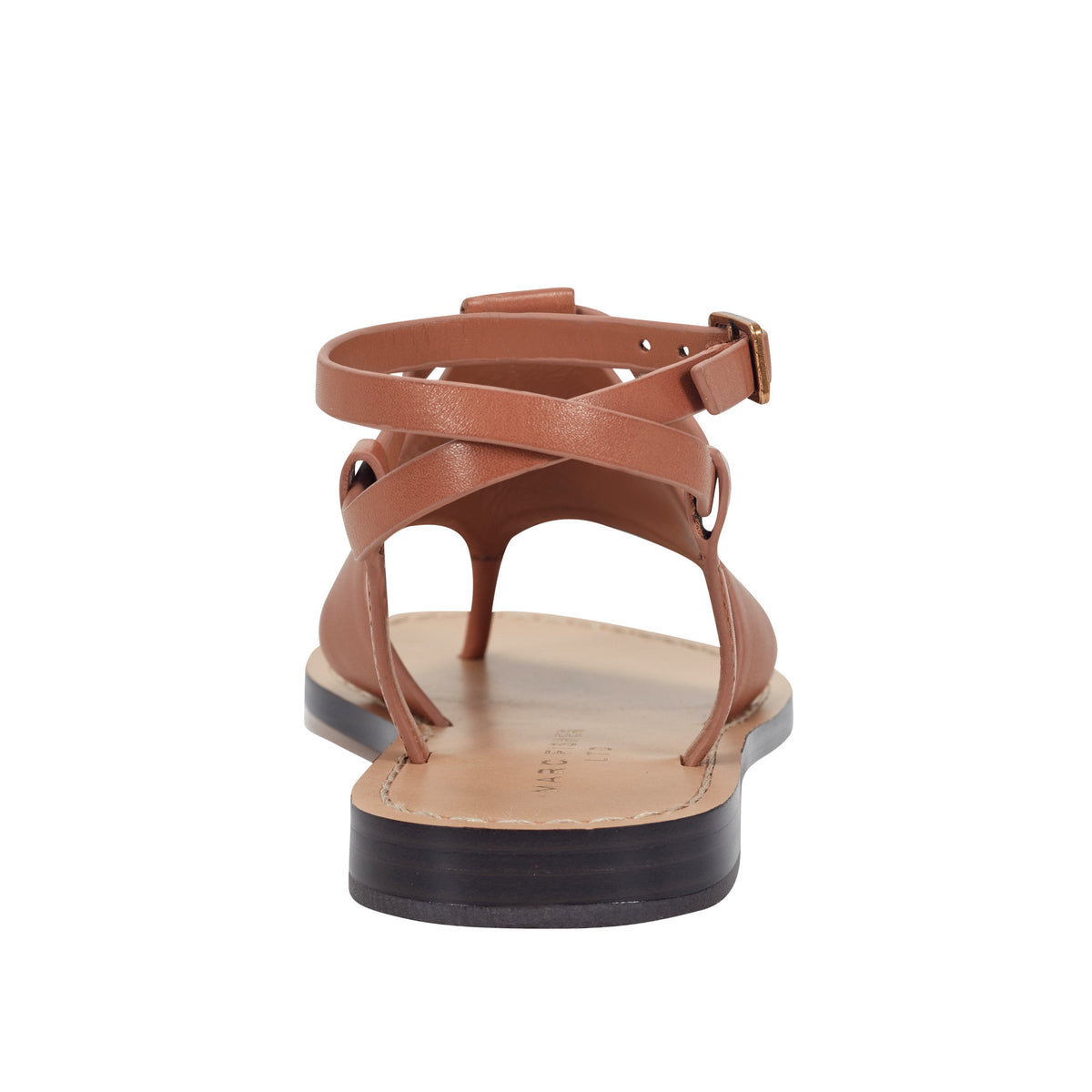 Lille Thong Flat Leather Sandal - Natural Leather | Marc Fisher