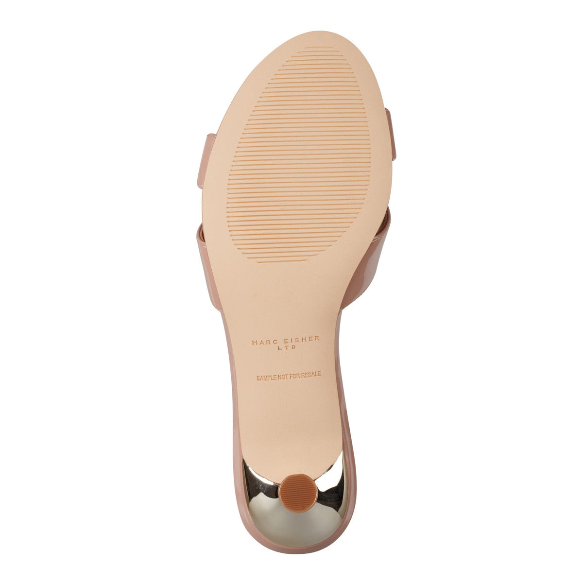 Tracey Slide Dress Sandal - Natural Patent | Marc Fisher