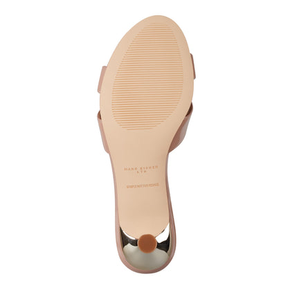 Tracey Slide Dress Sandal - Natural Patent | Marc Fisher
